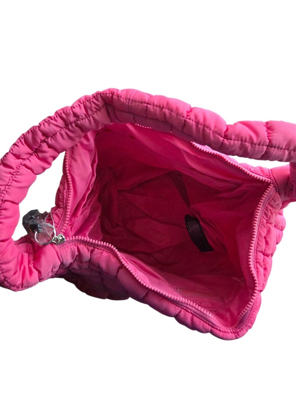 FP Movement Quilted Carryall Puffer Tote Bag Bubblegum Pink Oversized NWT - Picture 9 of 13